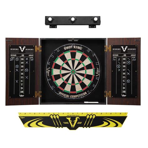 viper hudson sisal bristle steel tip dartboard & cabinet bundle|Viper Hudson Sisal/Bristle Steel Tip Dartboard Cabinet, .